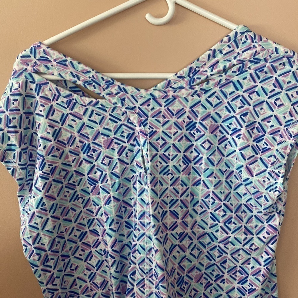 Talbots cross back tee - Picture 6 of 6